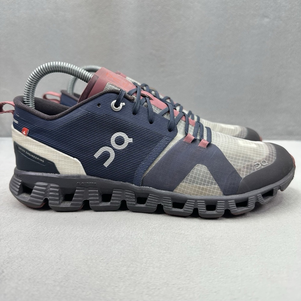 Womens Size 8 ON Cloud X Shift Shoes Ink | Cherry Athletic Running Sneakers